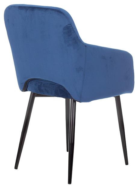 Кресло Бюрократ CH-380F сапфировый Italia 17 на ножках металл черный фото 3