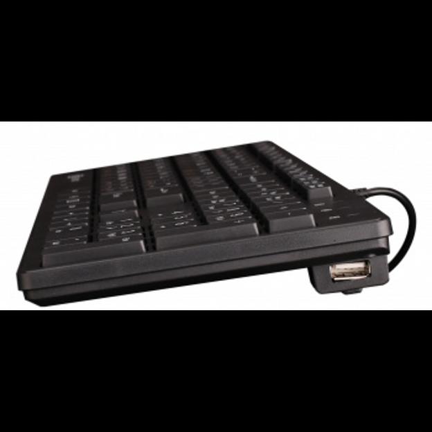 Клавиатура Oklick 520M2U черный/черный USB slim Multimedia [1061587] фото 10