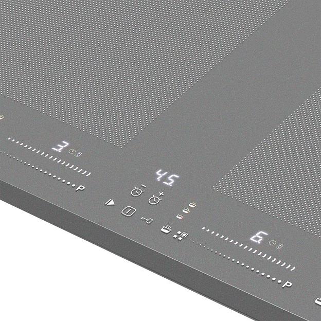 Индукционная варочная поверхность Maunfeld CVI594SF2LGR серый фото 4