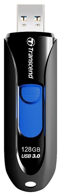 Флеш Диск Transcend 128Gb Jetflash 790 TS128GJF790K USB3.0 черный/синий фото 2