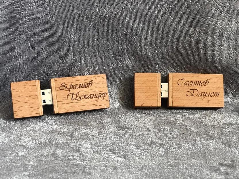 Деревянная флешка ОПТ фото 2