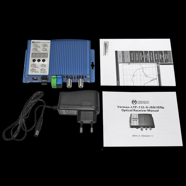 Приёмник оптический для сетей КТВ Vermax-LTP-112-9-ISNp фото 5