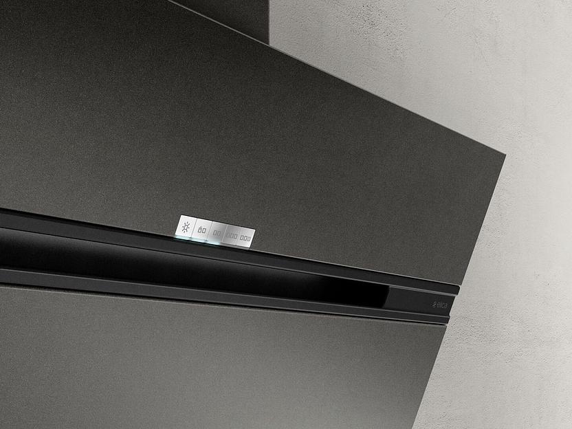 Вытяжка каминная Elica Stripe Urban Cast Iron/A/90 черный управление: сенсорное (1 мотор) фото 4