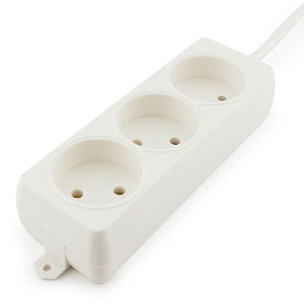 Гарнизон Сетевой фильтр EL-NL3-W-5, 3 розетки допустимый ток 10А, длина 5м. фото 2