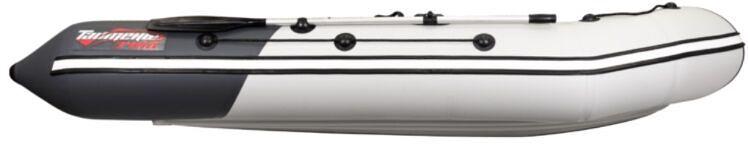 Лодка Таймень NX 3400 НДНД PRO, 3400*1600*450 мм., цвет: серый-графит фото 5