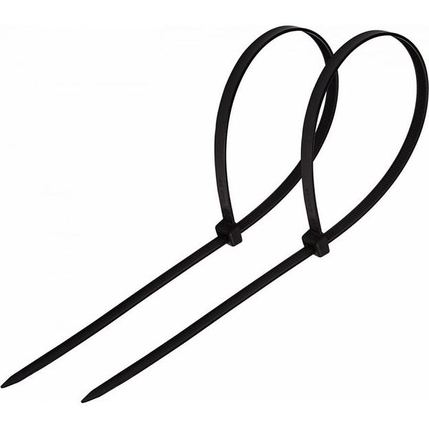 Стяжка кабельная нейлоновая PROconnect (57-0201-4) 200x2,5мм, черная (100 шт/уп) фото 1