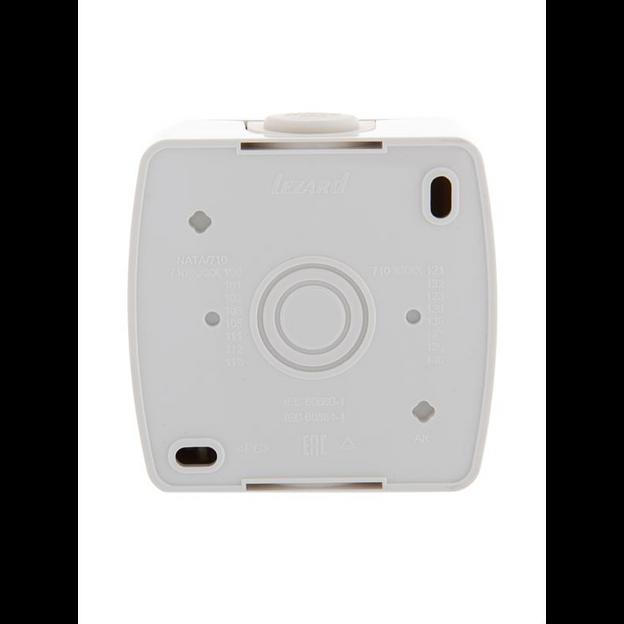 Розетка 1-м ОП Nata 16А IP20 с заземл. керамика бел. LEZARD 710-0200-122 фото 2