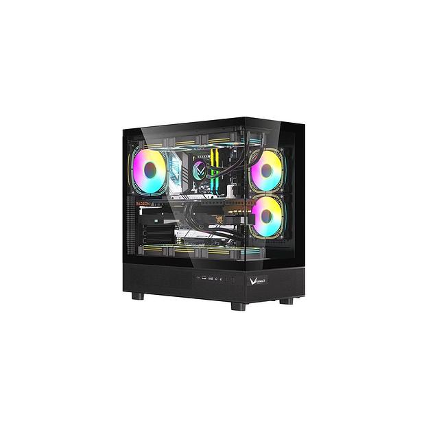 Корпус ATX Formula Crystal Z8, Midi-Tower, без БП, черный [crystal z8 b] фото 1