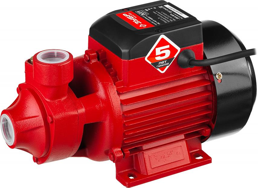 Садовый насос поверхностный Зубр НС-М1-650-Ч 650Вт 2400л/час фото 1