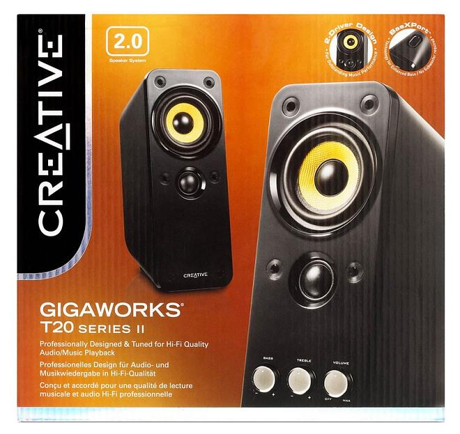Колонки Creative GigaWorks T20 series II 2.0 черный 28Вт фото 5