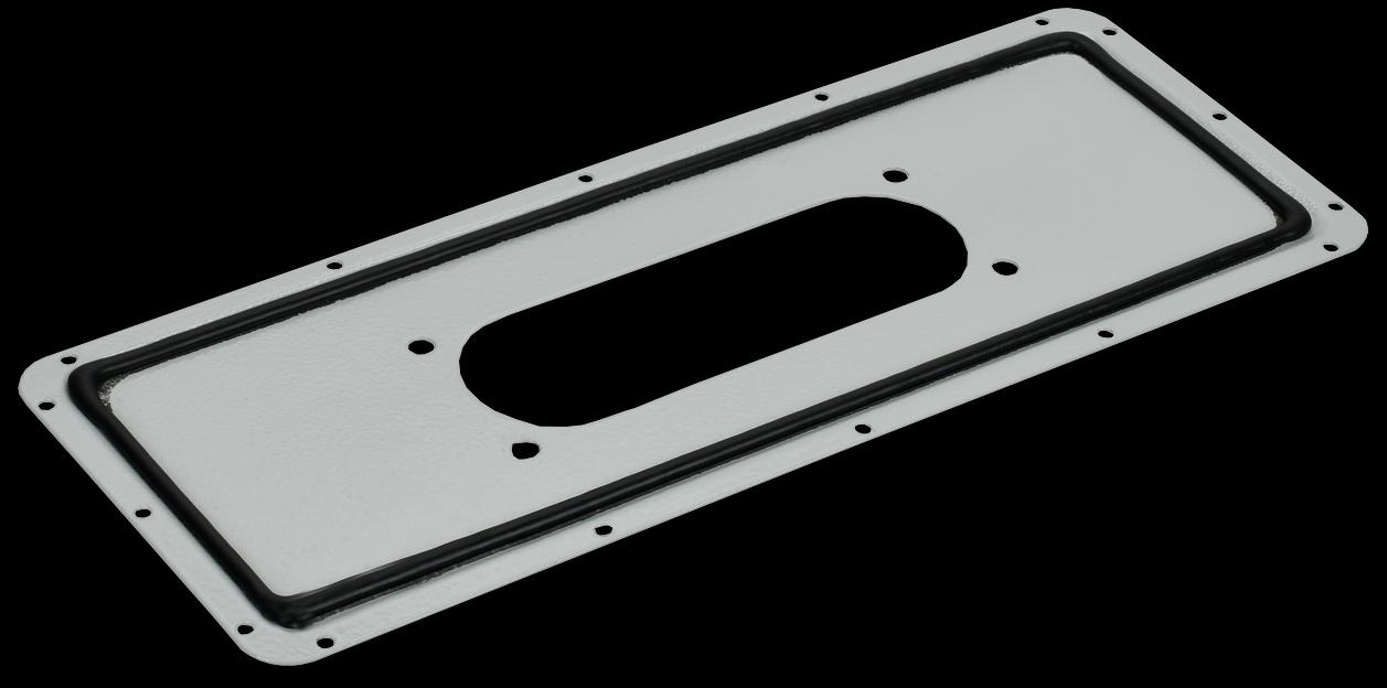 Фланец кабельный TITAN 445х170 с отверстием фото 2