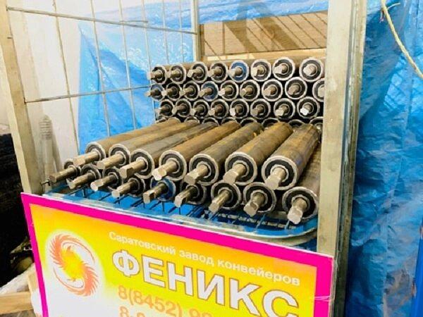 Ролики для желобчатых конвейеров из черной стали фото 3