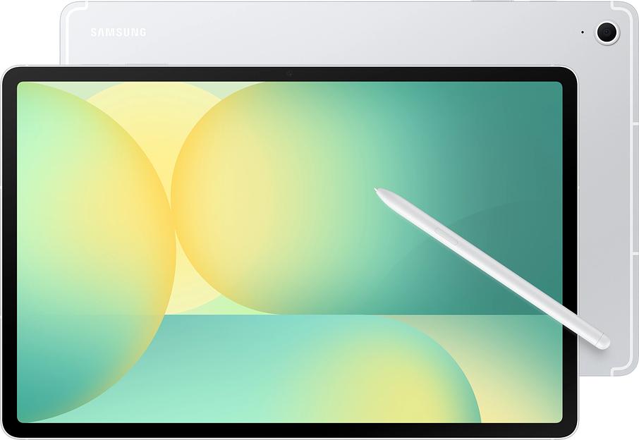 Планшет Samsung Galaxy Tab S10 FE+ 1580 (2.9) 8C RAM12Gb ROM256Gb 13.1" TFT 2880x1800 5G 1Sim eSIM Android 15 серебристый 13Mpix 12Mpix BT WiFi microSD 1Tb 10090mAh фото 1