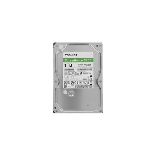 Жесткий диск Toshiba S300 HDWV110UZSVA, 1ТБ, HDD, SATA III, 3.5" фото 1