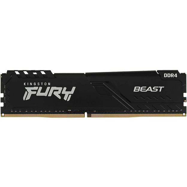 Модуль памяти Kingston OEM 16GB Kingston DDR4 2666 DIMM FURY Beast Black Gaming Memory KF426C16BBK4/16 Non-ECC, CL16, 1.2V, 512x8 Кит 4х4, RTL oem фото 3
