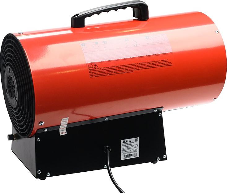 Ресанта ТГП-30000 [67/1/15] Тепловая газовая пушка { Мощность 33кВт, 300м.куб/ч, 0,3 бар, расход 2,4 кг/час } фото 3