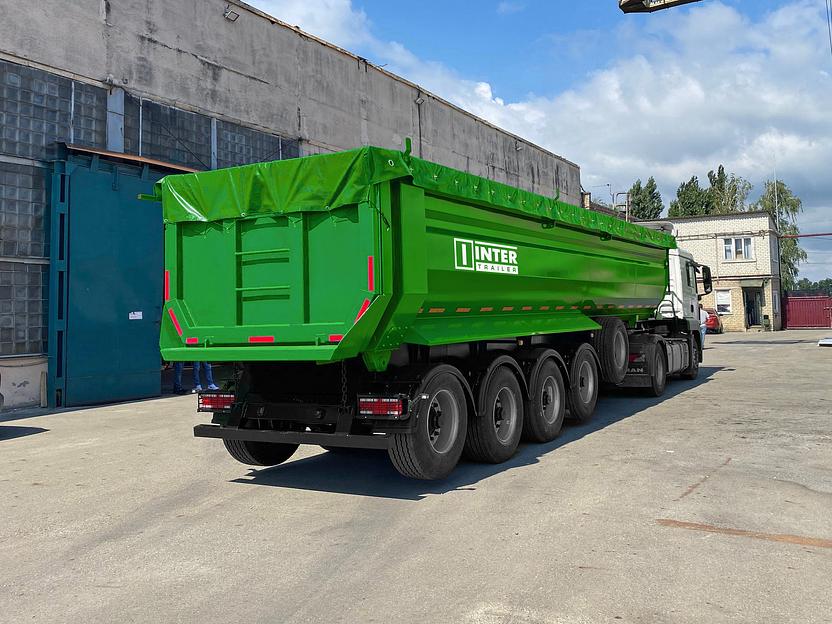 Полуприцеп самосвал четырехосный с увеличенным объемом кузова фото 5