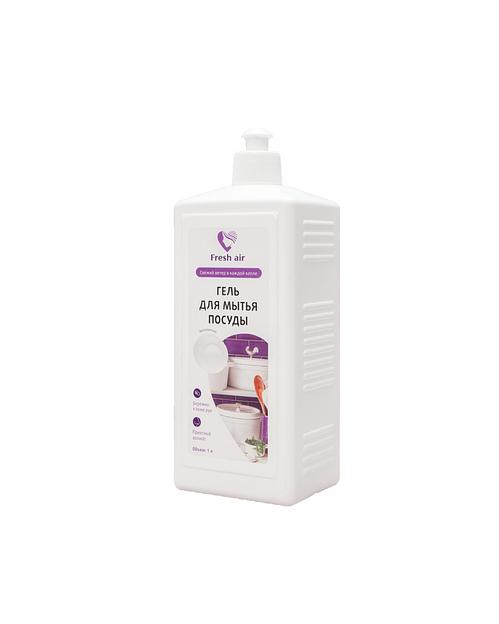 Концентрированное гель для мытья посуды (универсальный) флакон с дозатором серии «FRESH air» БИО Аэрофреш 1 л опт фото 3