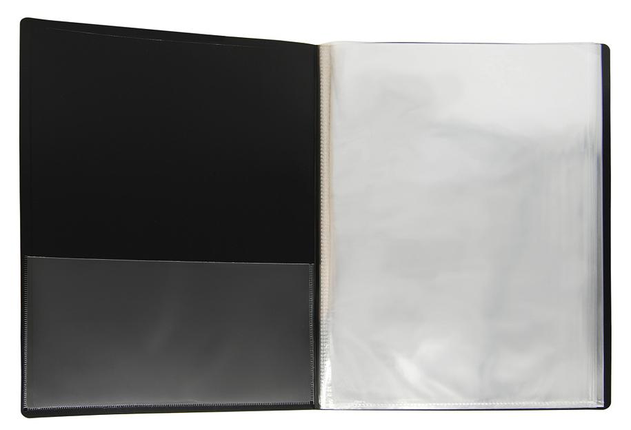 Папка с 80 прозр.вклад. Silwerhof Perlen 292981-73 A4 1мм карман сиреневый металлик фото 2