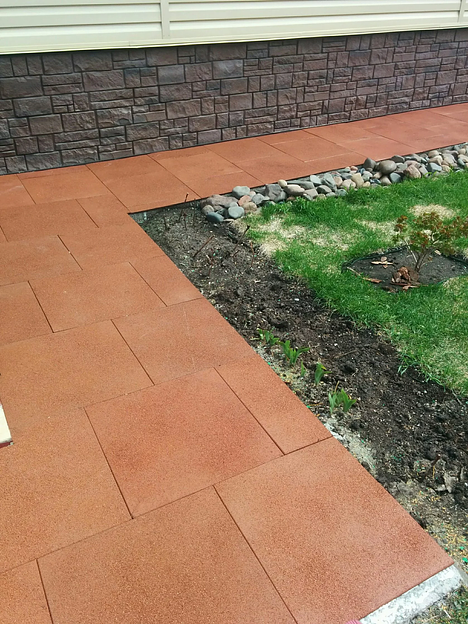 Плитка EcoStep резиновая 500×500×20 мм фото 3