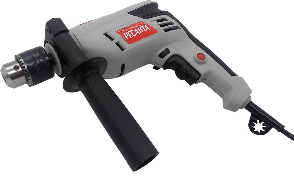 Дрель ударная Ресанта ДУ-15/680 680Вт патрон:кулачковый реверс фото 1