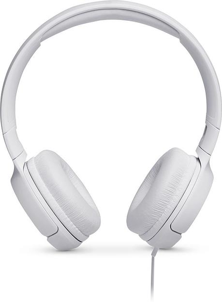 Гарнитура накладные JBL Tune 500 1.187м белый проводные оголовье (JBLT500WHT) фото 1