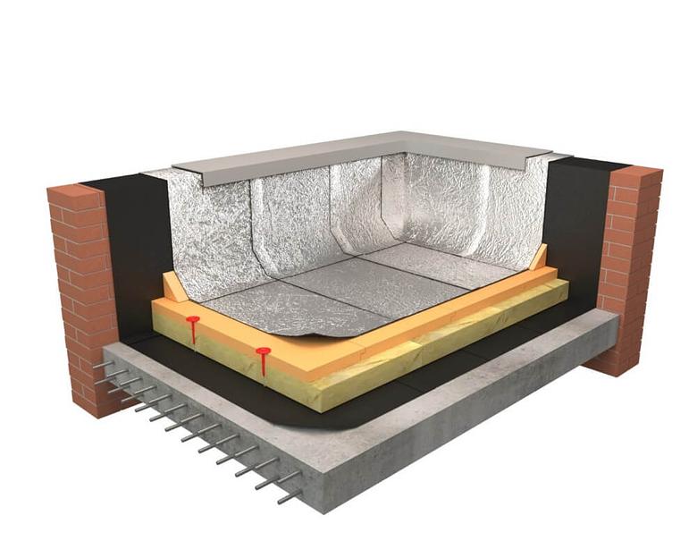 Самоклеящийся рулонный гидроизоляционный материал Ризолин Паробарьер ФС-1.0 фото 7