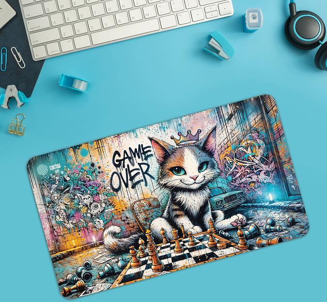 Коврик для мыши Cactus Game Over 700x400x4мм (CS-MP-COR01XLL) фото 3