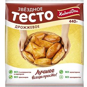 Замороженное тесто Хлебный дом «Звёздное» неслоёное дрожжевое, 440 г ОПТ фото 1