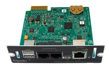Карта управления ИБП третьего поколения с мониторингом параметров окружающей среды APC by Schneider Electric AP9641 фото 2