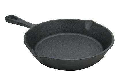 Сковорода d=18,5 см. h=4,5 см. чугун.с литой ручкой /1/ фото 1