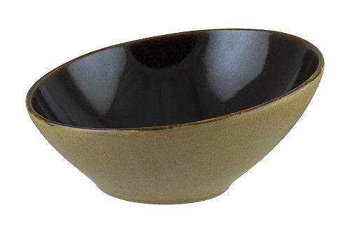 Салатник d=220 мм. 850 мл. h=60/105 мм. скошенный край Сфера Соил, форма Ванто /1/6/ фото 1