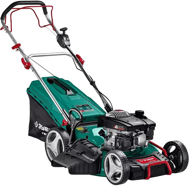 Газонокосилка бензиновая самоходная, ЗУБР 4.8 кВт, 6.5 л. с., 510 мм, серия «Мастер» (ГБС-510) фото 1