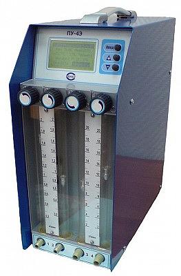 ПУ-4Э исп. 1 (со встроенным аккумулятором) аспиратор четырёхканальный автоматический переносной фото 1