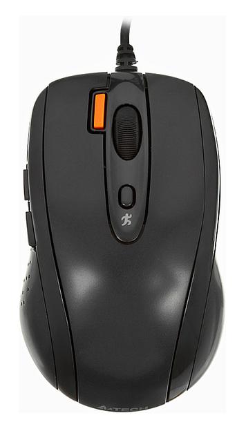 Мышь A4Tech V-Track Padless N-70FX черный оптическая (1600dpi) USB (7but) фото 1