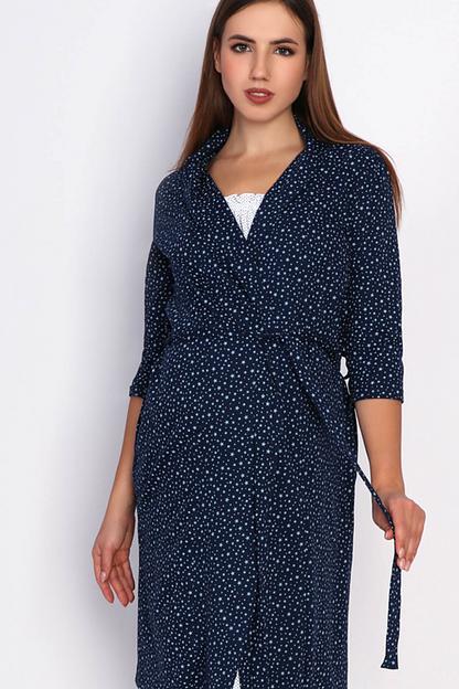 Комплект Style Magro для беременных и кормящих мам «Забота», тёмно-синий (голубые звезды), опт фото 5