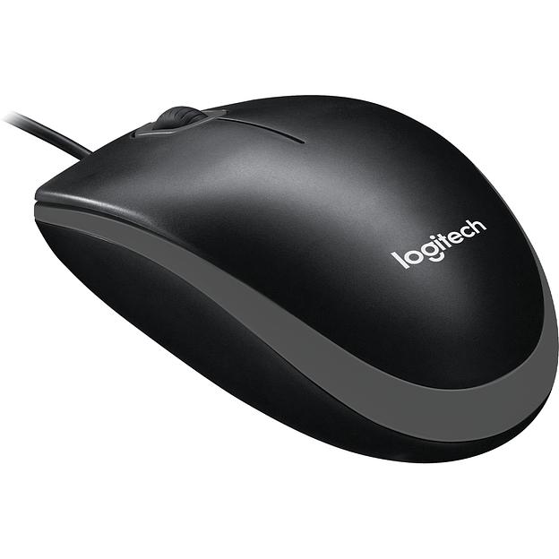 Мышь Logitech B100 for business черный оптическая (800dpi) USB фото 2