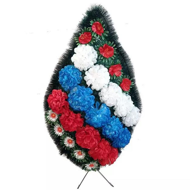 Р-ный венок Руссиано Триколор ф15-р300-15_5_5 145см фото 1