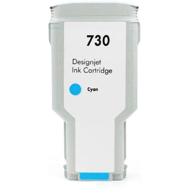 Струйный картридж NV Print 730 (NV-P2V68A) Cyan для HP DesignJet T1700, T1600, T2600 (300 мл) фото 1