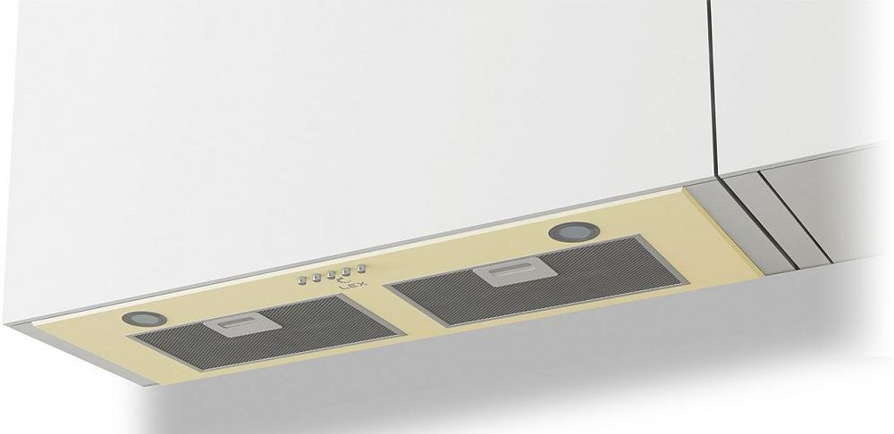 Вытяжка встраиваемая LEX GS Bloc P 900 слоновая кость управление: кнопочное (1 мотор) фото 1