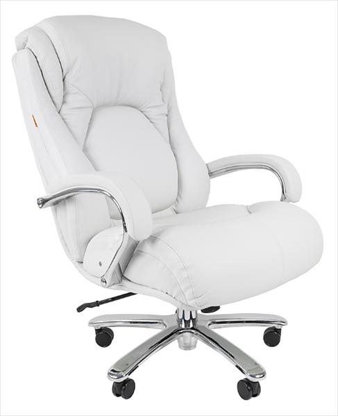 Офисное кресло Chairman 402 Россия кожа белая (7015967) фото 1