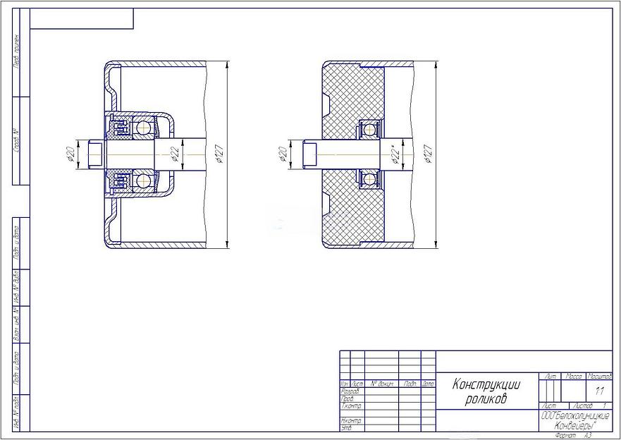 Ролики конвейерные фото 2