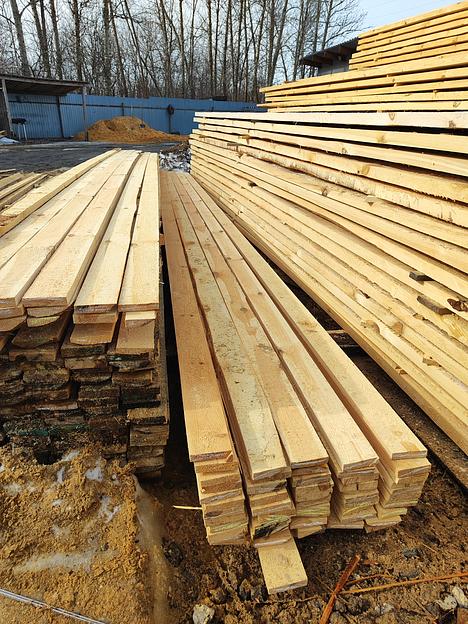 Доска сосновая 50х100х6000 мм 1 сорт, опт фото 1