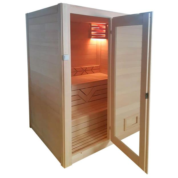 Двухместная финская сауна 140×110 см фото 1