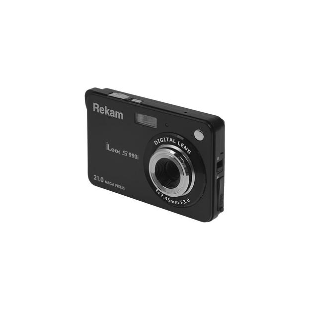 Цифровой компактный фотоаппарат Rekam iLook S990i, черный фото 1