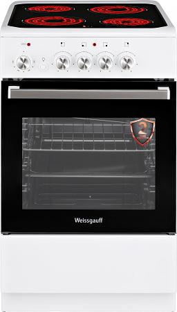 Плита Электрическая Weissgauff WES E2V12 WS белый фото 1