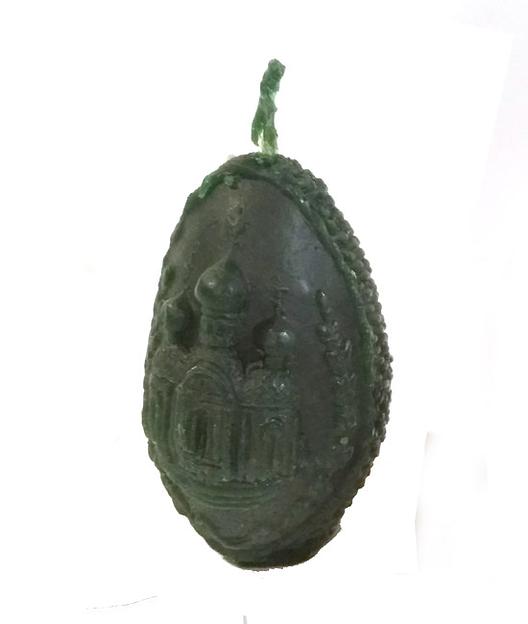 Свеча с оттиском храма литая восковая опт фото 2