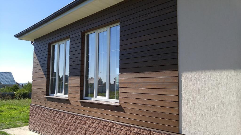 Облицовка фасада деревом фото 1