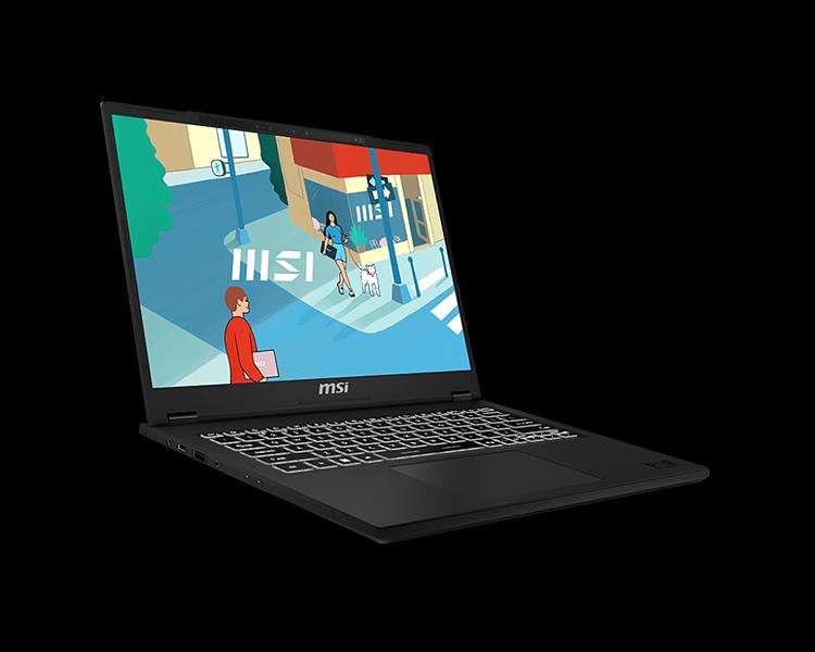 Ноутбук Modern 14H Core i5-13420H 14” 16:10 FHD+ (1920x1200),60Hz IPS DDR4 16GB*1 Iris Xe Graphics 512GB SSD 3cell (53.8Whr) 1.6kg Single backlight (White) DOS,1y Black KB Eng/Rus (9S7-14L112-088) фото 2