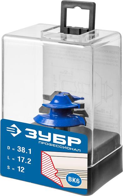 ЗУБР 38.1 x 14 мм, фреза кромочная для углового сращивания, Профессионал (28724-38.1) фото 4